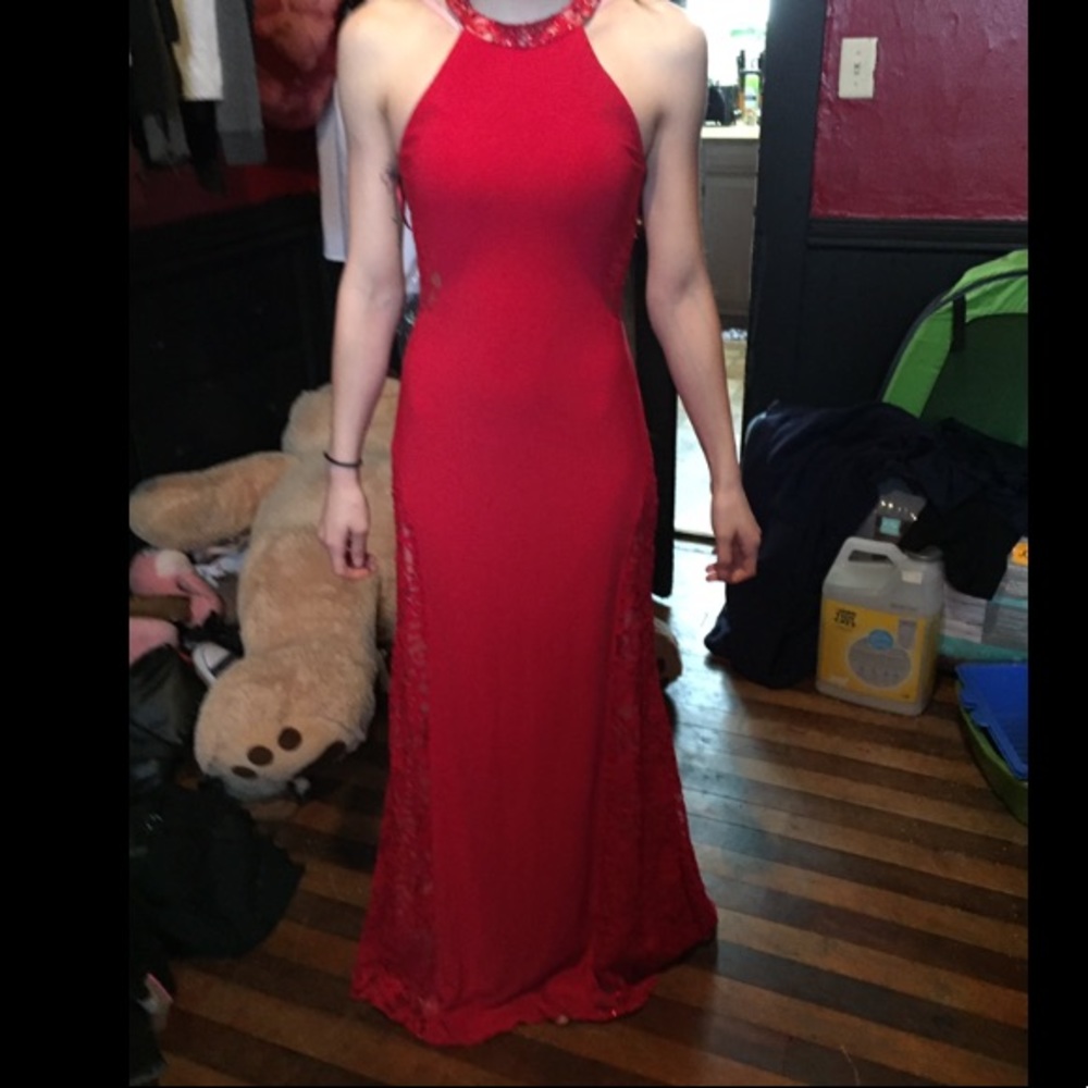 Red dress
